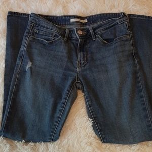 Levi's 711 Distressed Skinny Jeans Size 27
